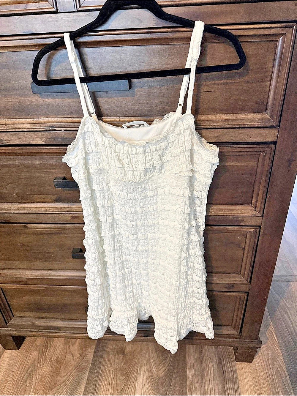 No Boundaries Lace babydoll dress in White Size XL new without tags
